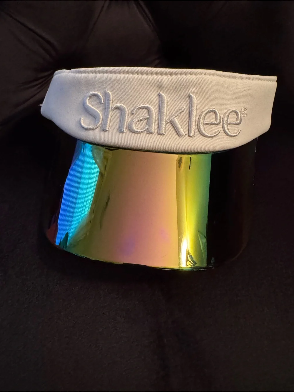 Shaklee  Iridescent Visor with White Band